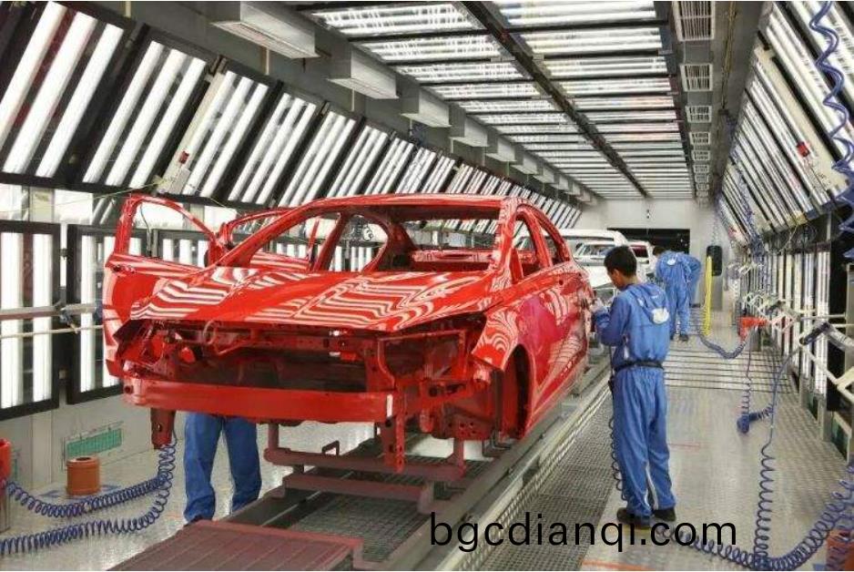 汽車烤漆車間(jian)應用